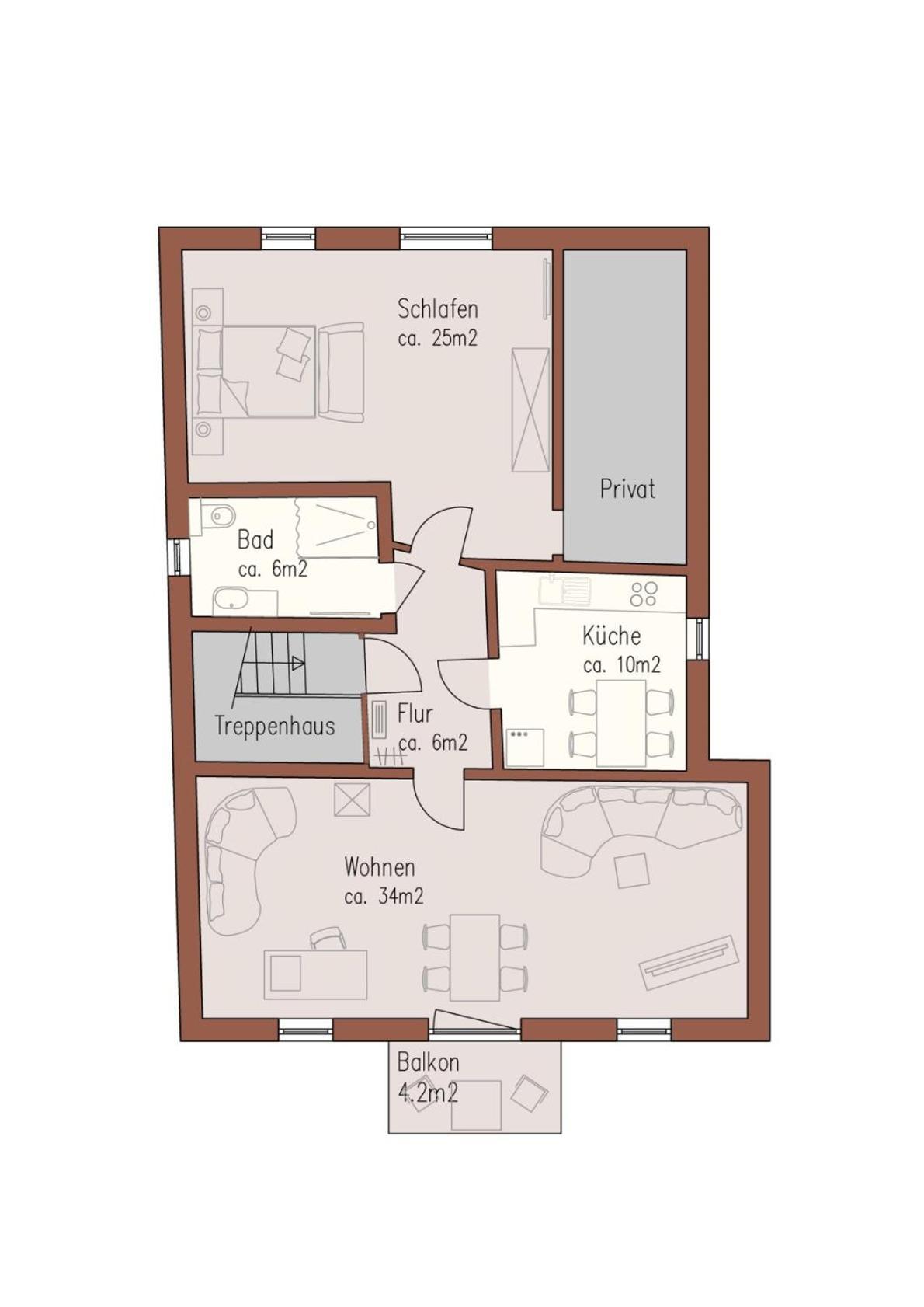 Ferienwohnung Kruppa プレーン エクステリア 写真